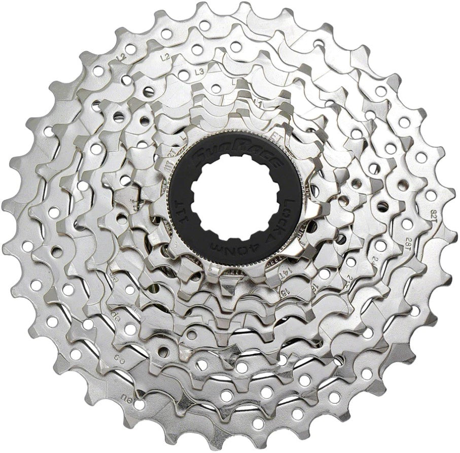Piñon SUNRACE CSM96 9V 11-32T plateado