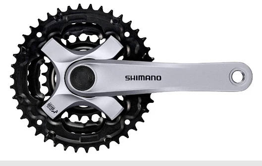 Volante Shimano FC-TY501 – 48/38/28T, 6/7/8V, 170mm