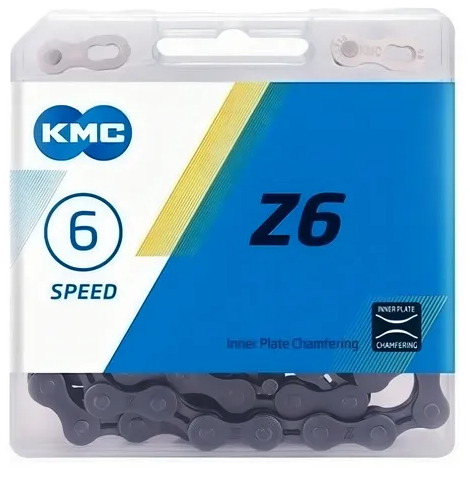 CADENA KMC Z6 6-SPEED 116L GRIS